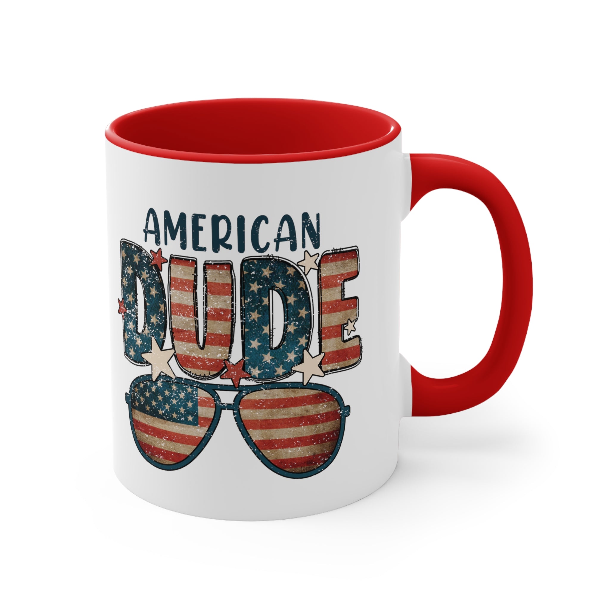 American Dude Accent Coffee Mug, 11oz