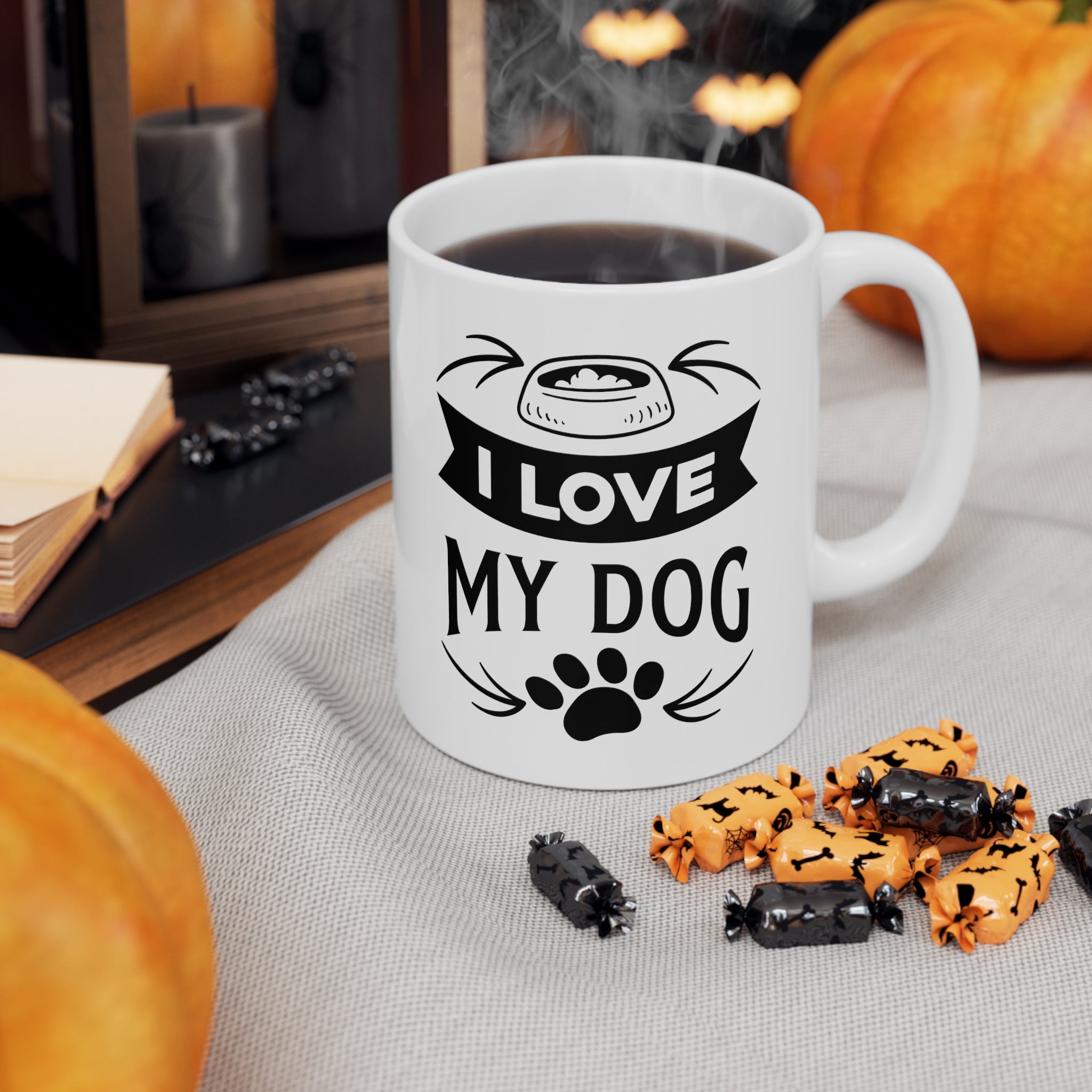 I Love My Dog Ceramic Mug 11oz