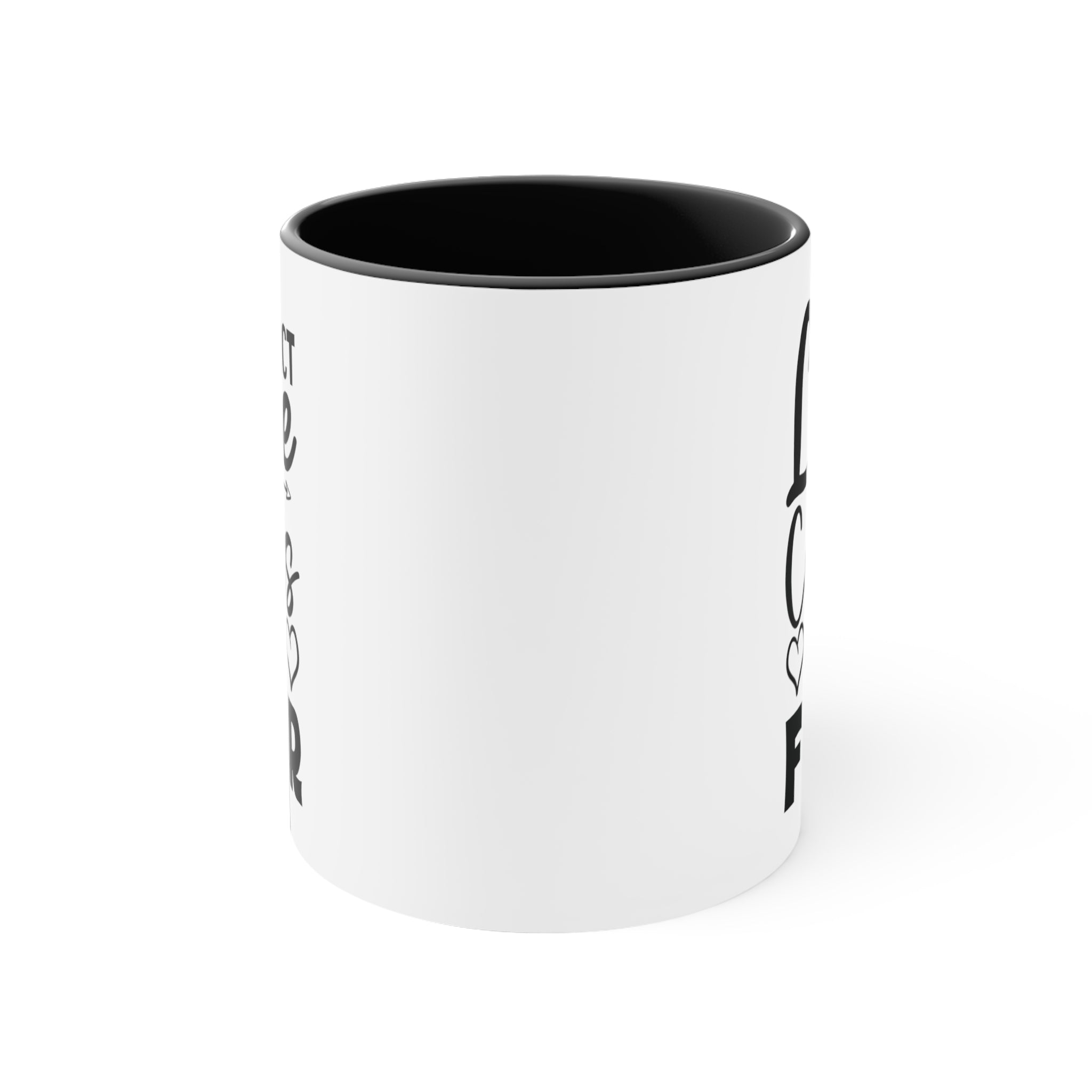 Perfect Love Casts Out Fear Accent Coffee Mug, 11oz