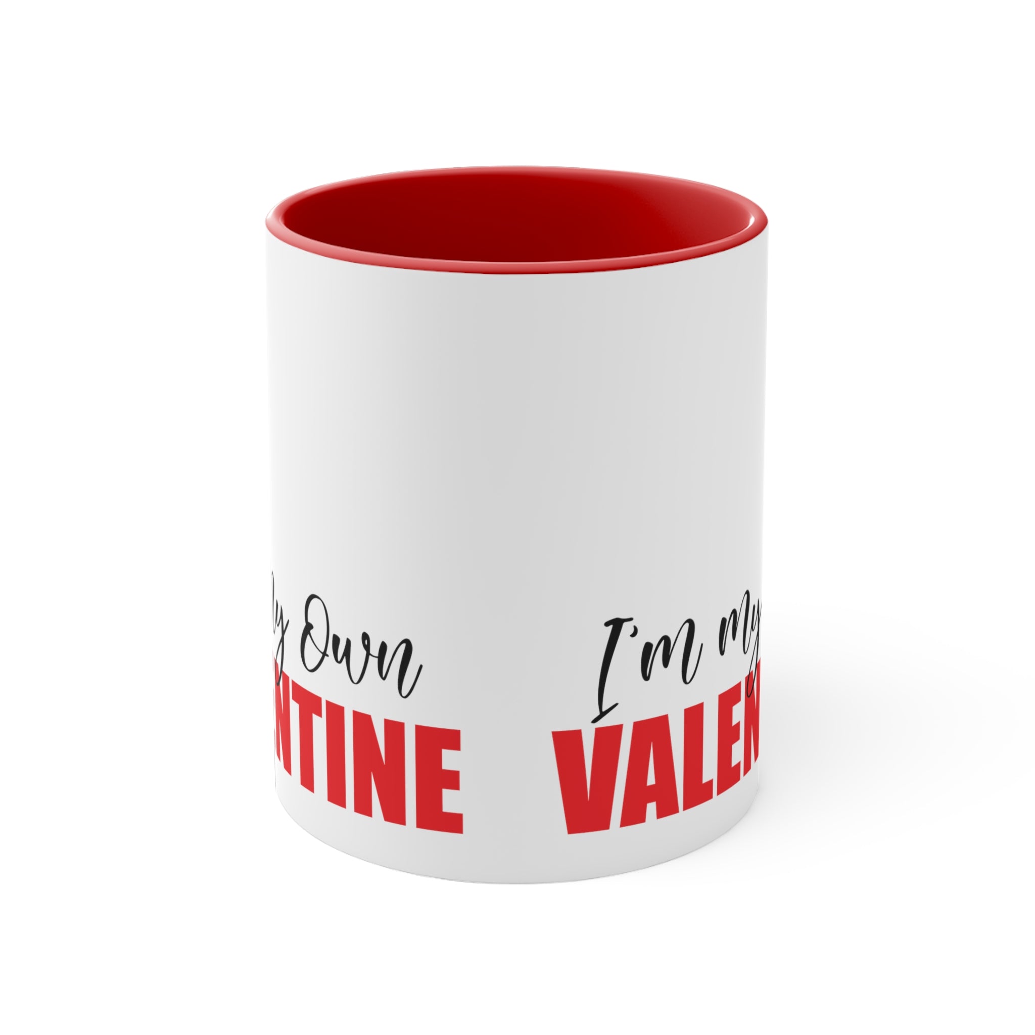 I'm My Own Valentine Accent Coffee Mug, 11oz
