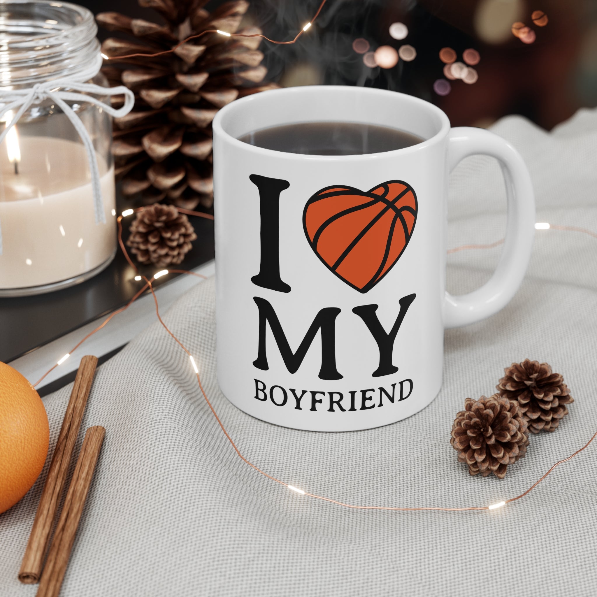 I Love My Boyfriend Ceramic Mug 11oz
