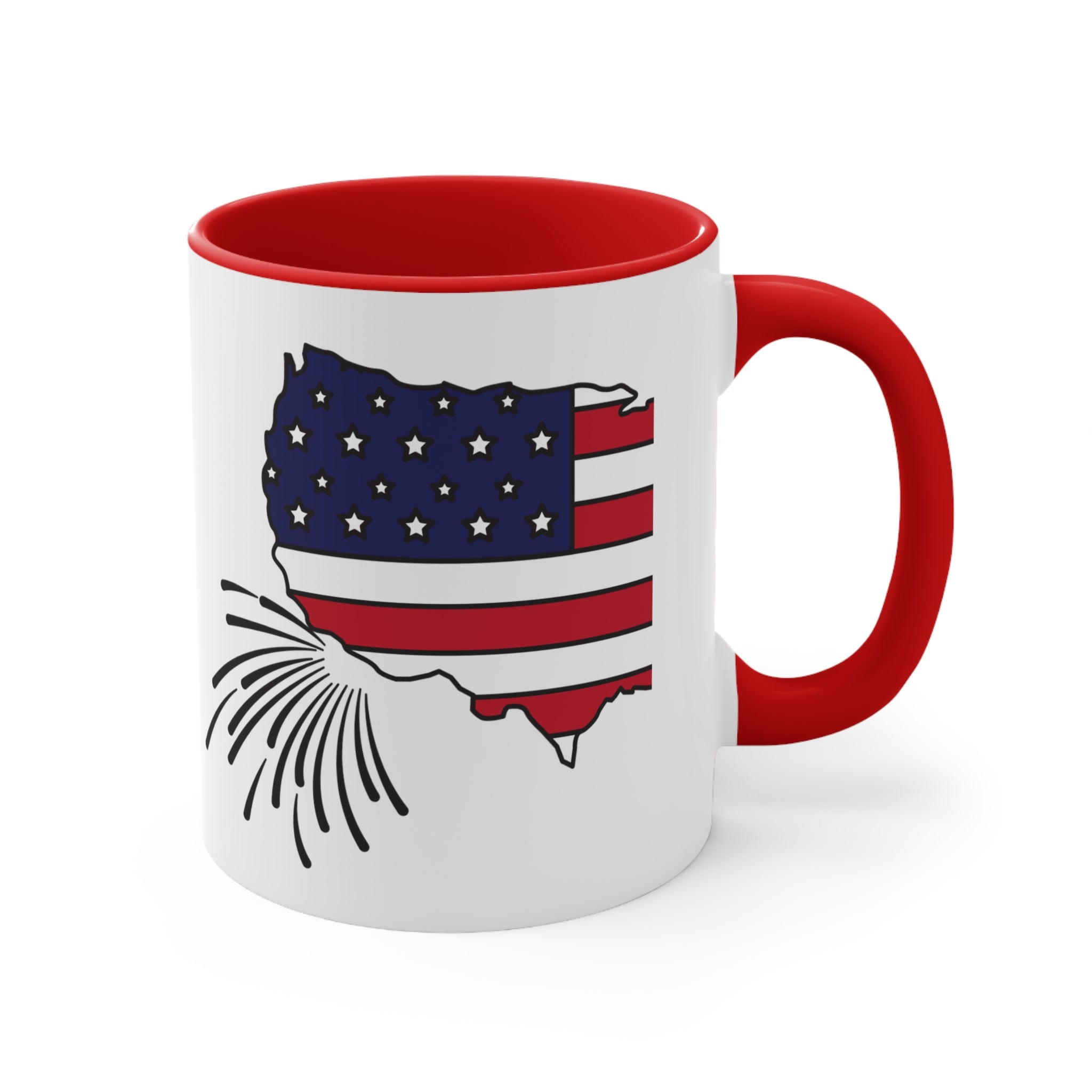 Happy President's Day 2024 Accent Coffee Mug, 11oz - Navy