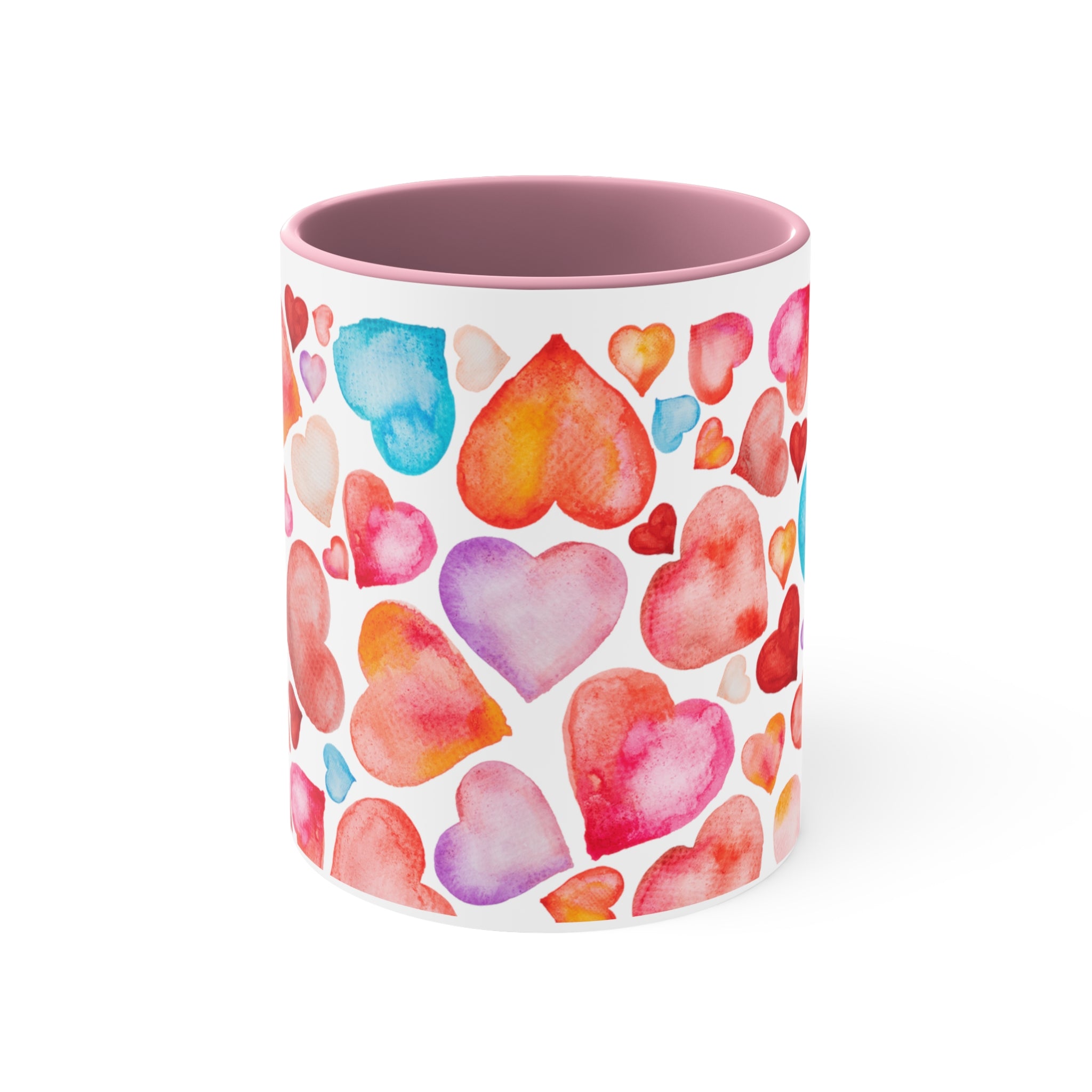 Valentine Hearts Accent Coffee Mug, 11oz