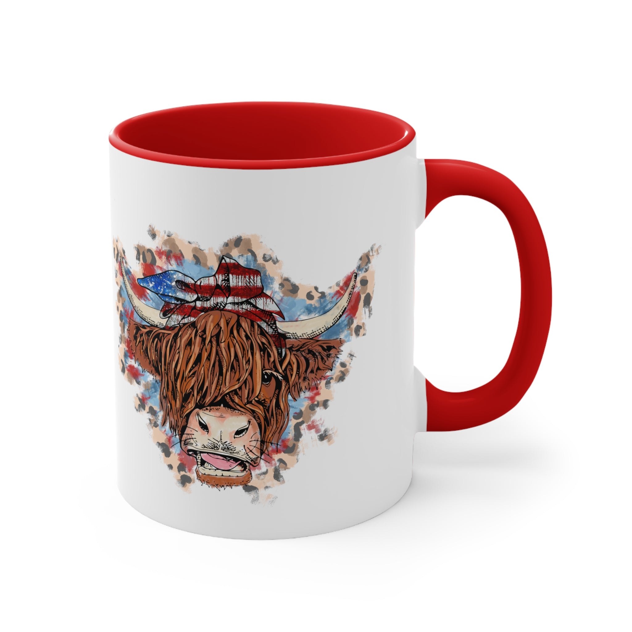 American Cow Accent Coffee Mug, 11oz