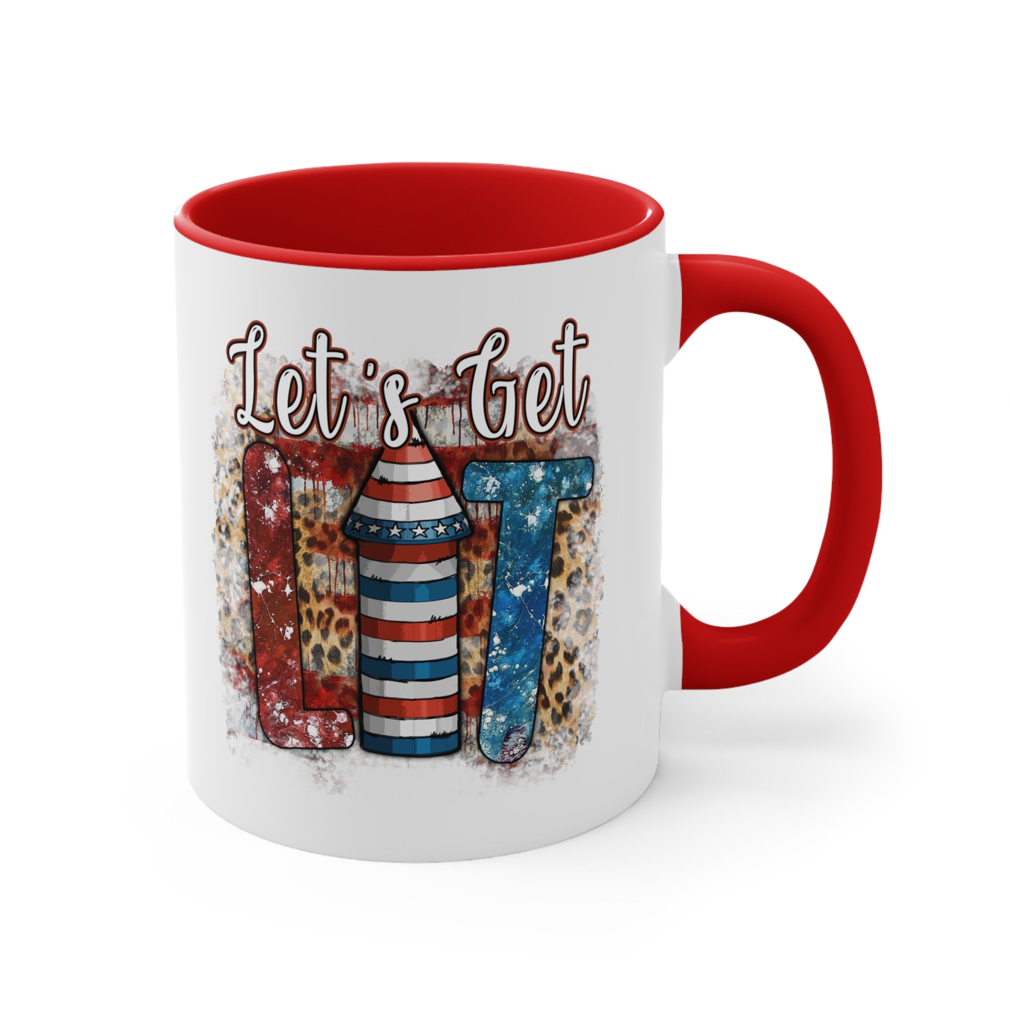 Lets Get Lit  Accent 11oz Mug