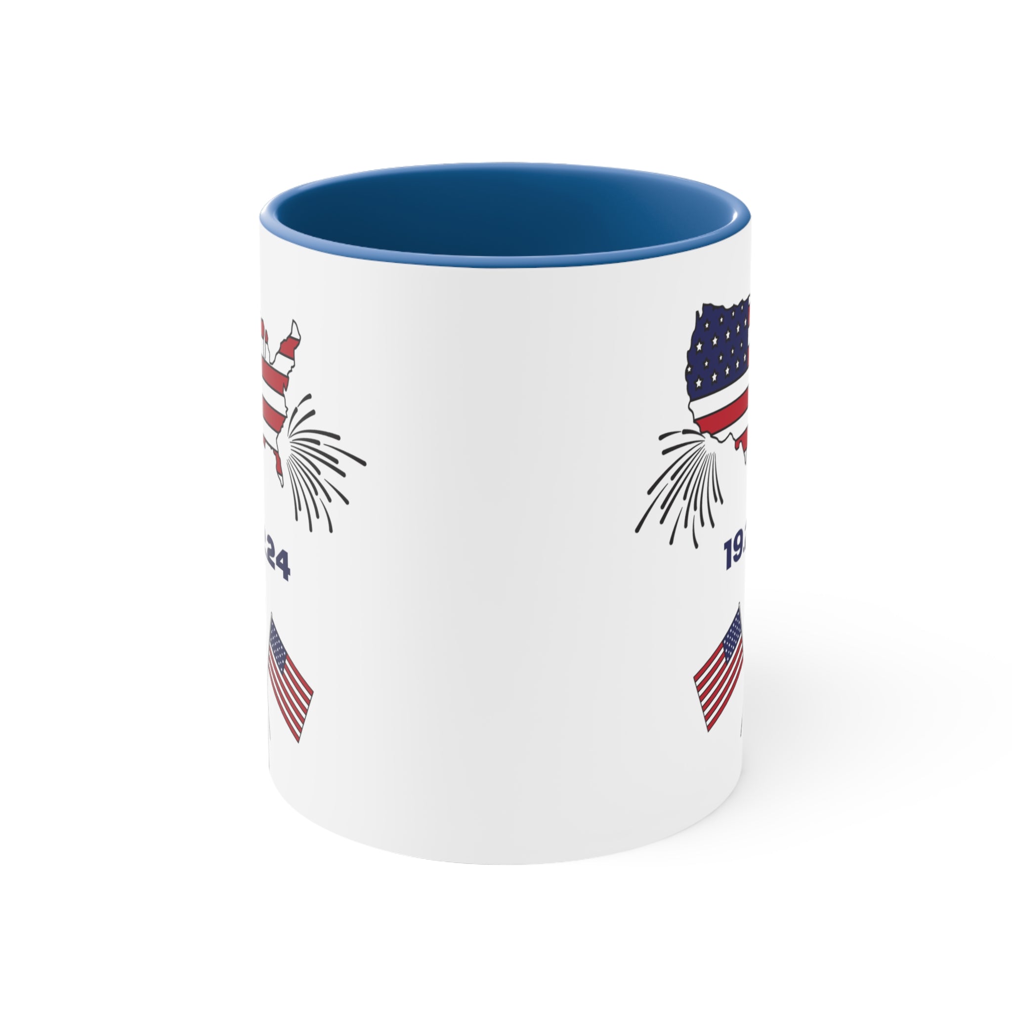 Happy President's Day 2024 Accent Coffee Mug, 11oz - 11oz