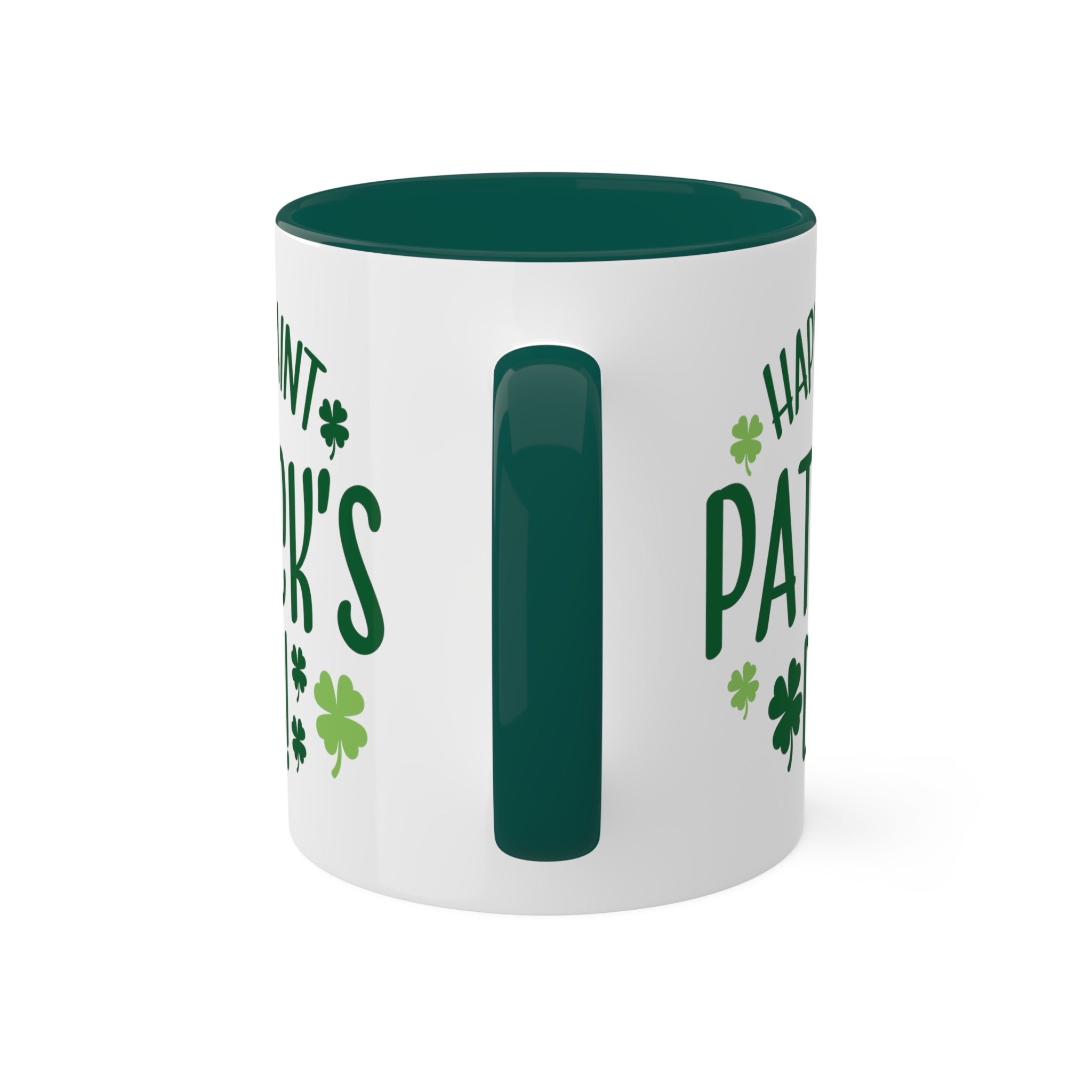 Happy St Patrick's Day Accent Mugs, 11oz