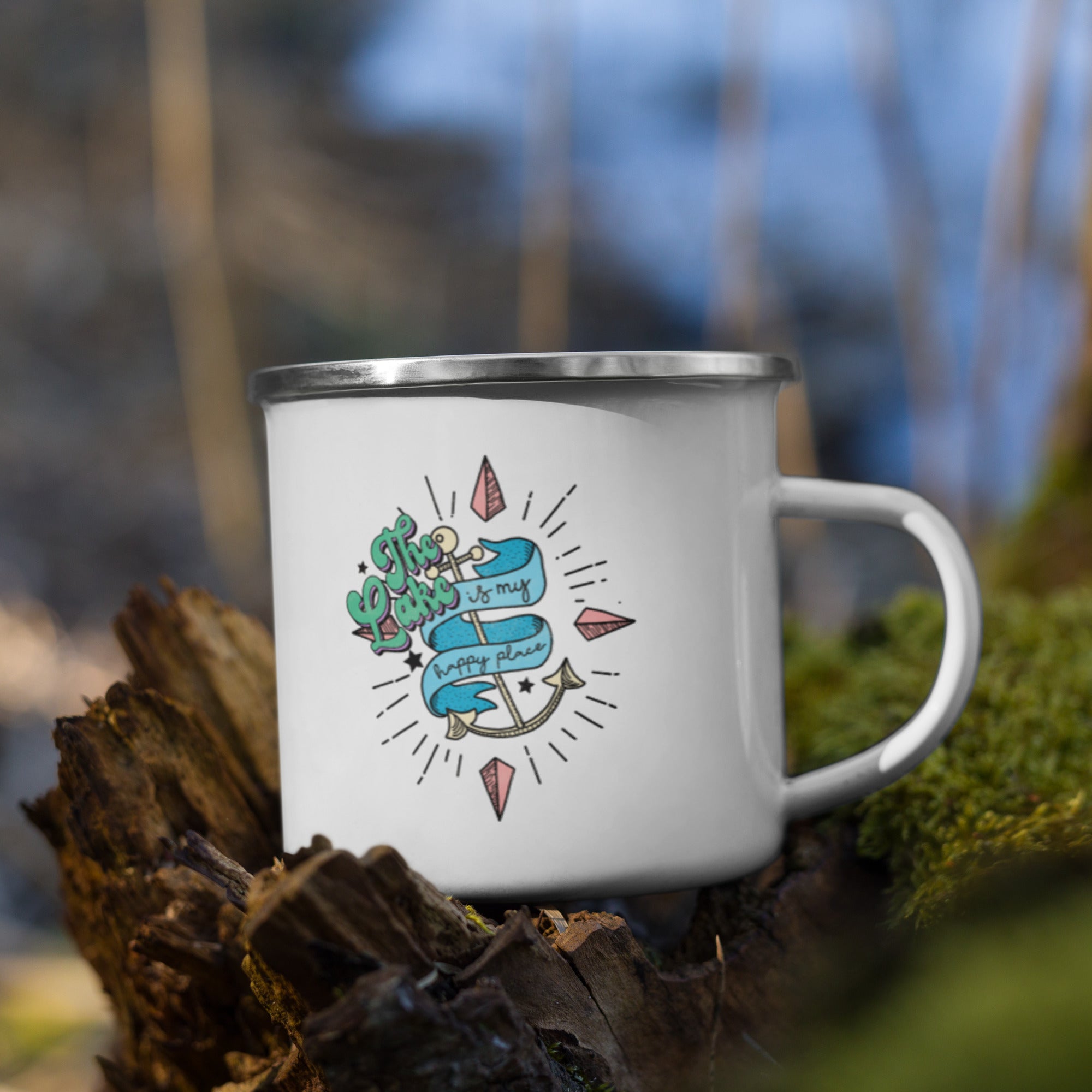 Premium Enamel Camping Mug