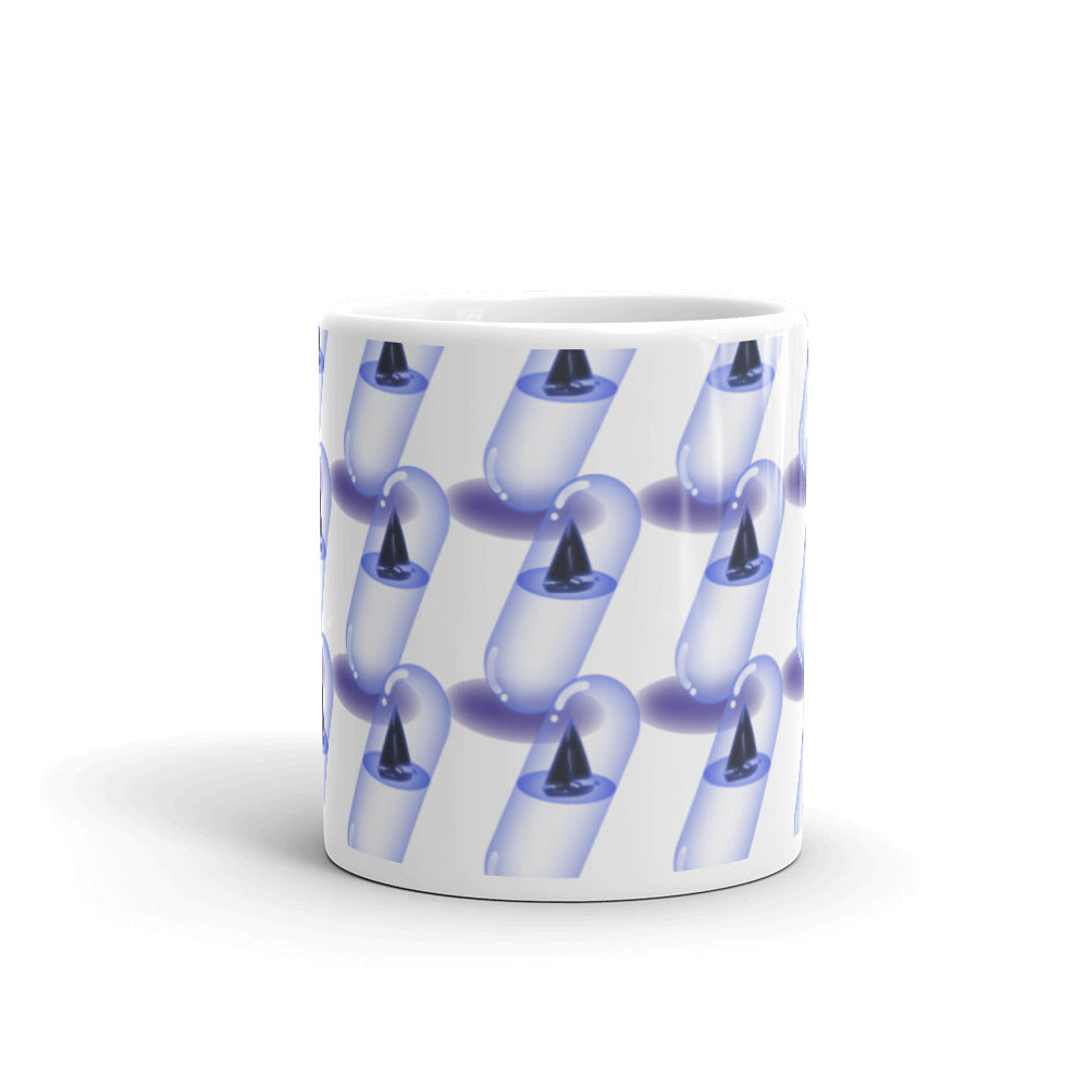 Premium Ceramic Mug with Stylized Print