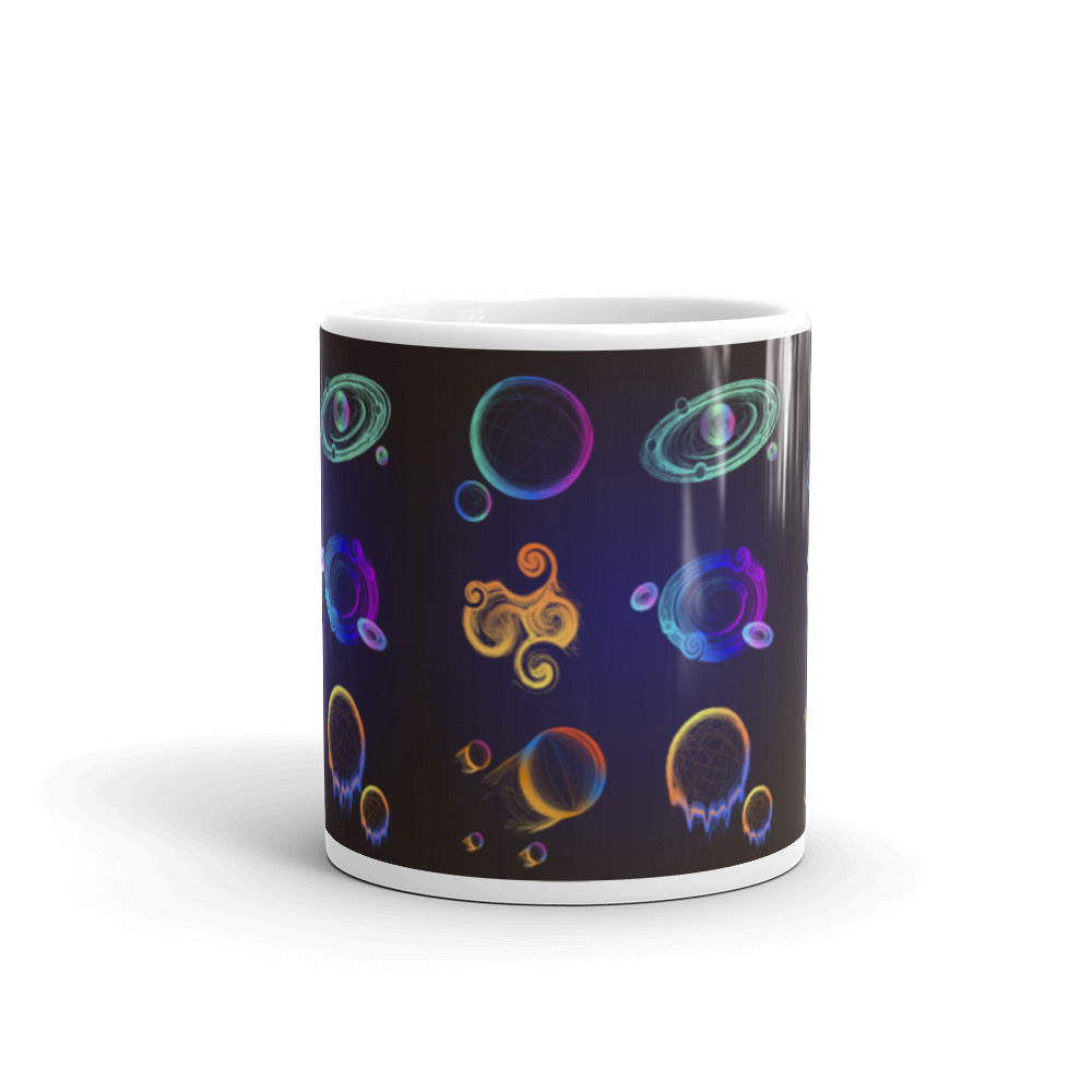 Classic Cosmic Themed Ceramic Mug