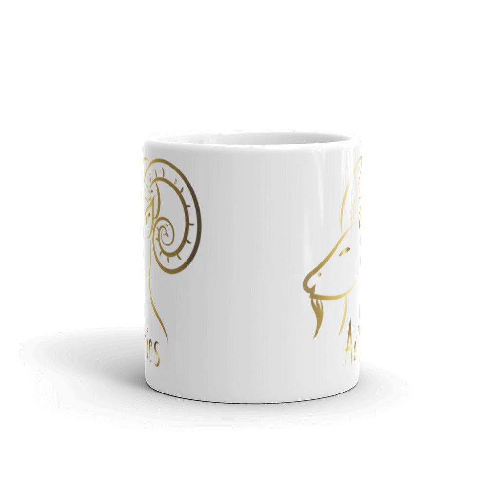 Elegant Zodiac Themed Ceramic Mug
