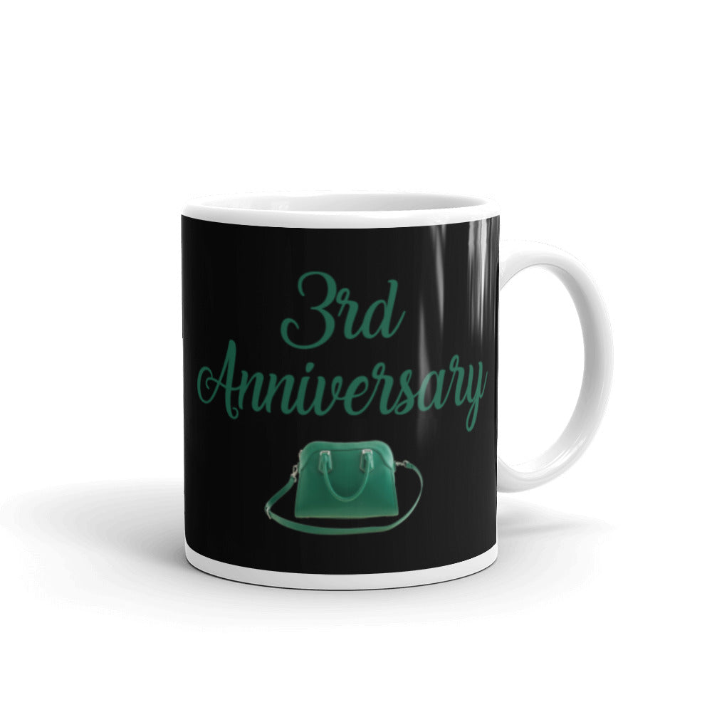 Modern Anniversary Ceramic Mug