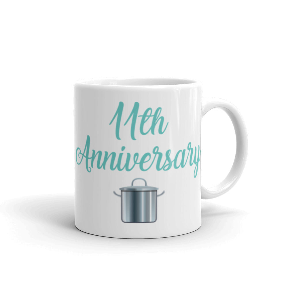 Vintage Anniversary Ceramic Mug