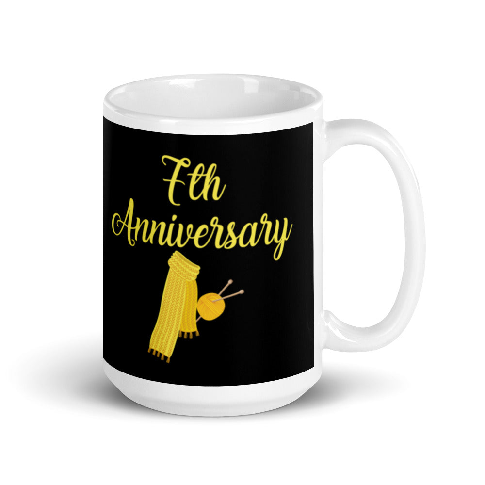 Elegant Ceramic Anniversary Mug