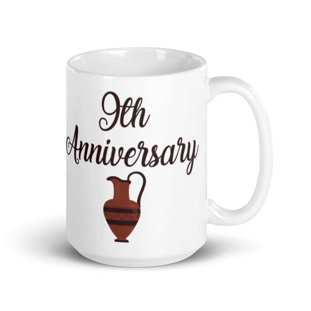 Modern Ceramic Anniversary Mug